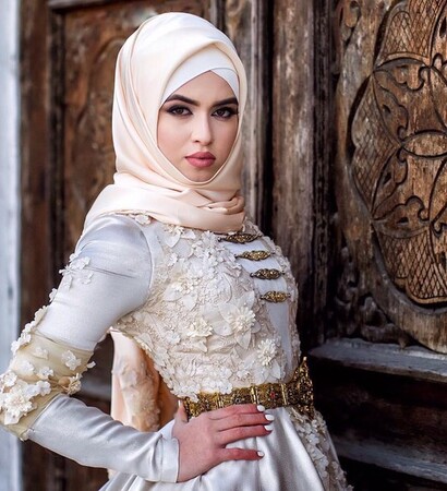 dagestan, caucasus and wedding dress