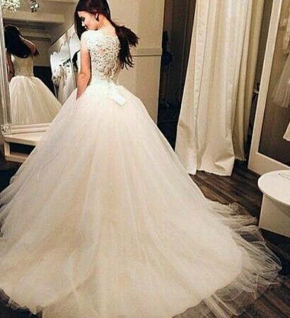 white, wedding goals and dress