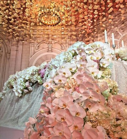 decorate, flowers and hall