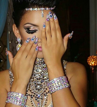fashion, jewelry and nail polish