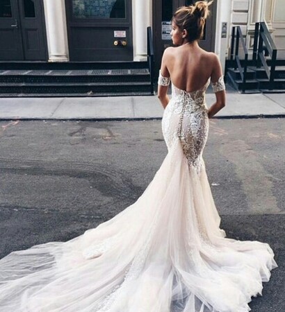 wife, white dress and beautiful dress