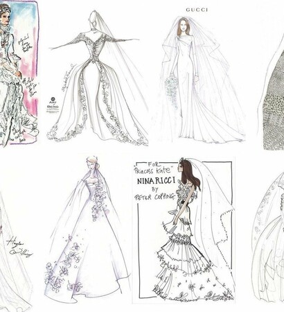 gown, drawing and hayden williams