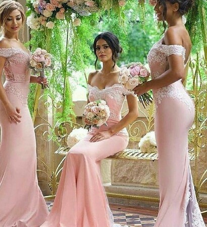 dress, bridesmaides and beauty