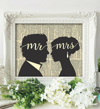 wedding printables, etsy and bride and groom sign