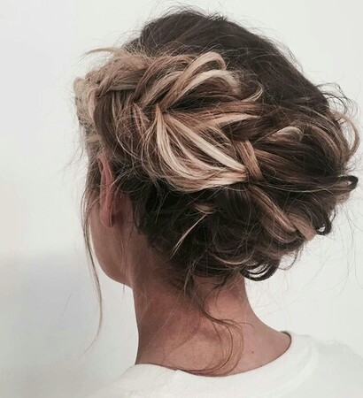 braided hair and en