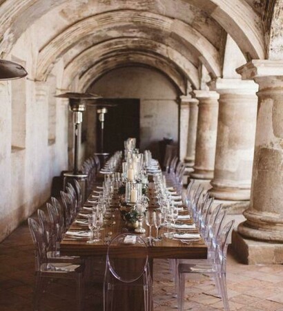 table, setting and venue