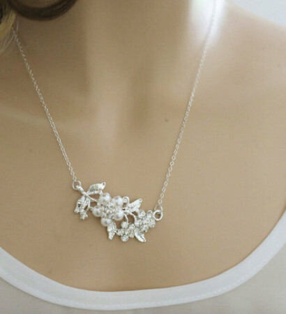 wedding jewelry, statement necklace and etsy