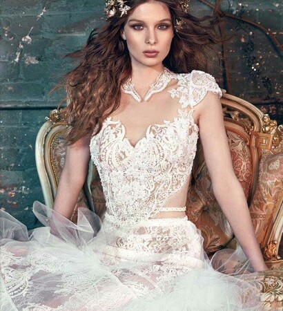 galia lahav, marriage and wedding dress