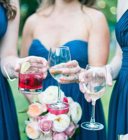alcohol, fashion and bridesmaid