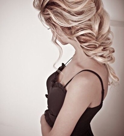 straight, black and hair