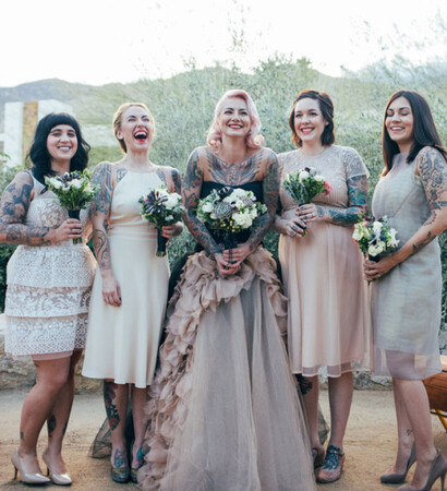 bride, fashion and bridesmaid