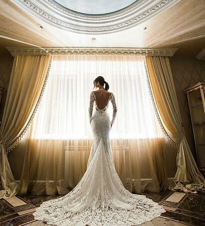 lace, wedding dress and wedding day