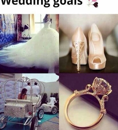 ring, dress and wedding goals