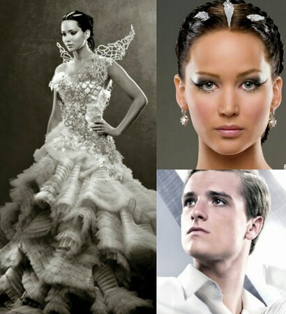 Collage, wedding dress and black and white