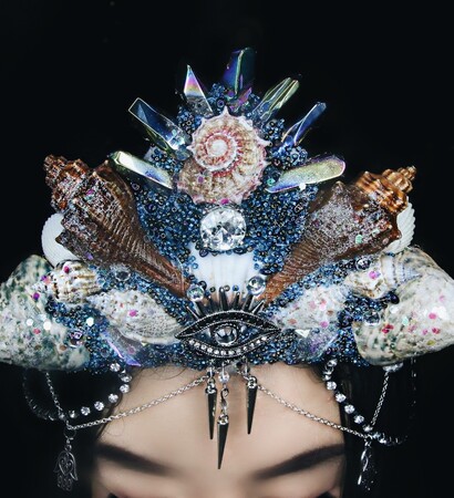 hairacessory, mermaid and mermaid crown