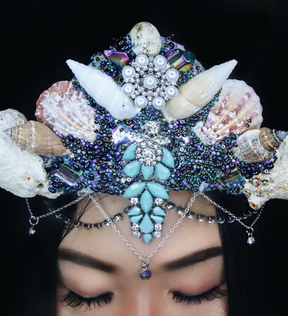 hair, mermaid and style