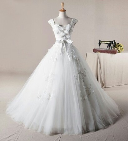 beautiful, ribbons and wedding dresses