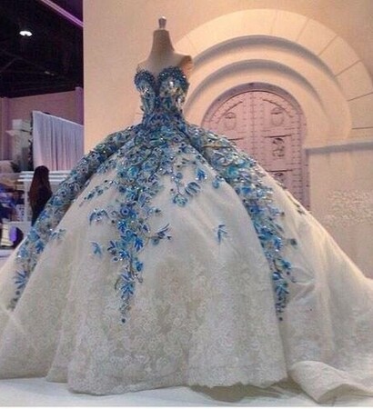 beauty, long dress and magnifique