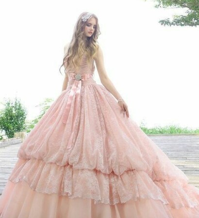 pink, angle and dress