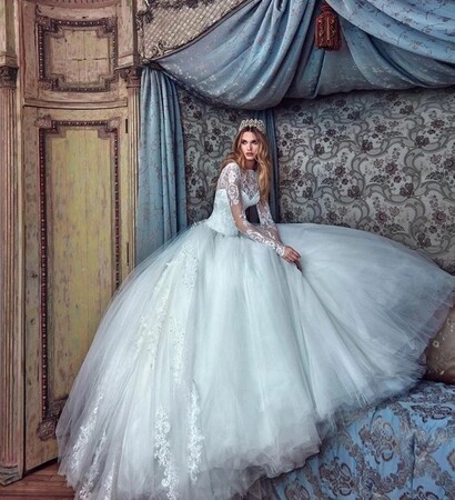 wedding dress, couture gowns and fashion