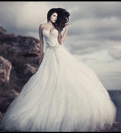 fashion, wedding dress and couture gowns