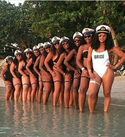 bride, my squad and black girls rock