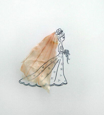 flower, fly and bride