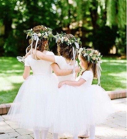 cute, event and flower girls