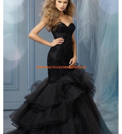 schwarz, wedding dress and black
