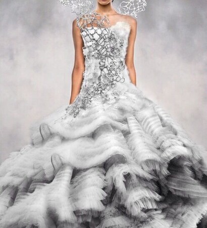 weddingdress, mockingjay and catching fire