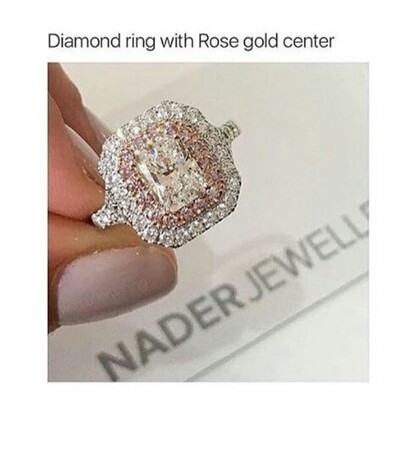 rose gold, Relationship and diamond
