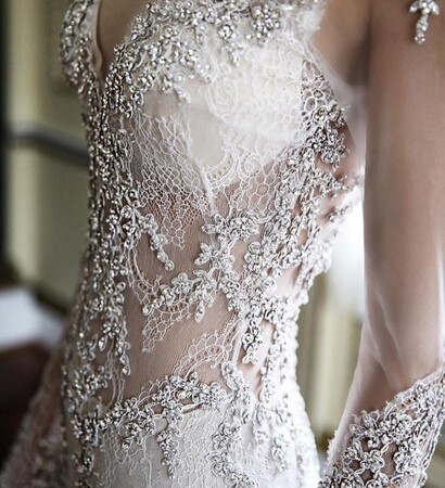 fashioncouture, lace and flowers