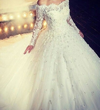 renda, vestido de noiva and branco