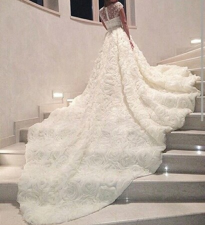 luxury, bride and bridesmaid