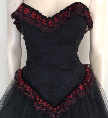 Prom, dress and corset
