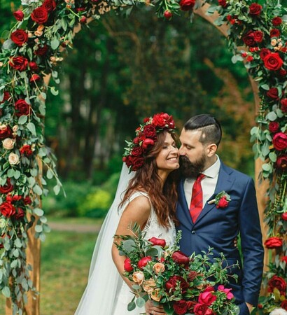 roses, mariage and inspiracao