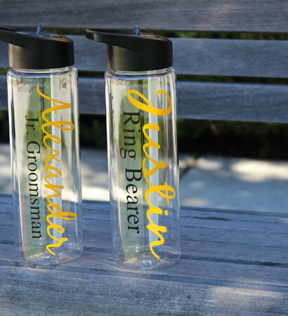 plastic water bottle, personalized bottle and wedding tumblers