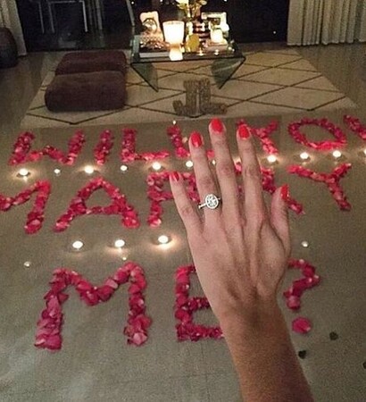 romantic, propose and surprise