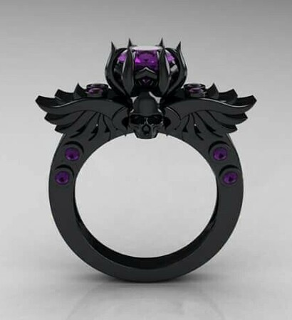 wedding ring, ring and gothic