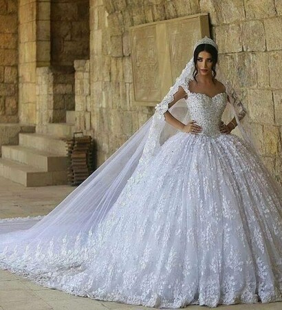 gorgeous, marriage and white dress