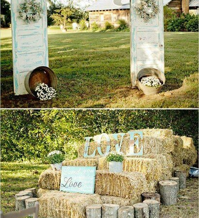 country wedding, weddings ideas and weddings accessories
