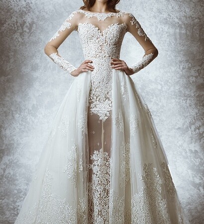marriage, bride and gown