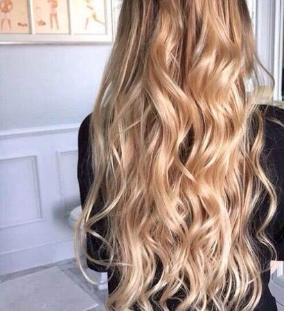 space buns, beautiful and blonde
