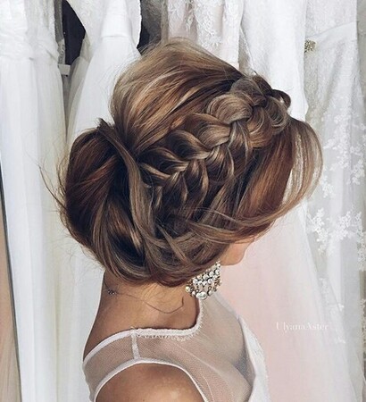 hairstyle, braid and bun