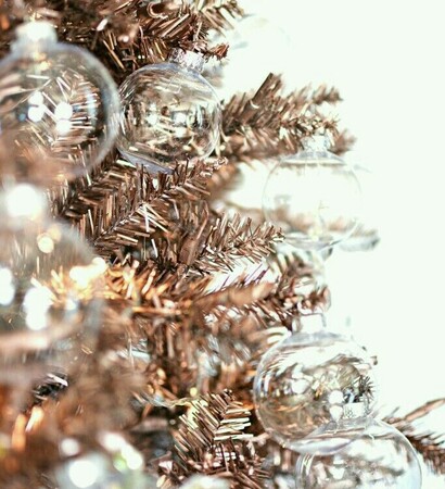 gold, copper and christmas