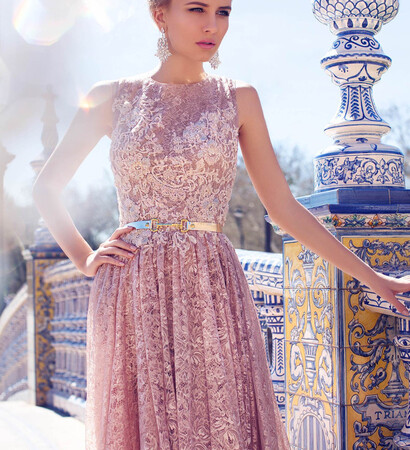 lace, beautifu and dress