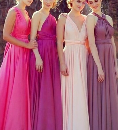 purple, bridesmaid and color