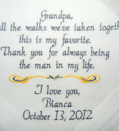 family, grandfather and handkerchief