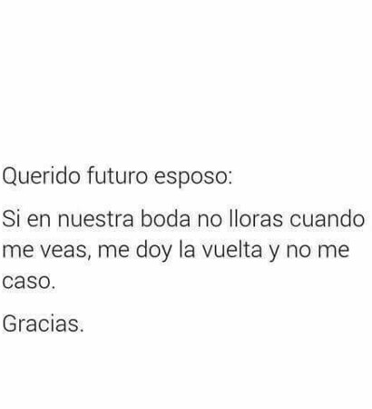 Chica, phrases and men