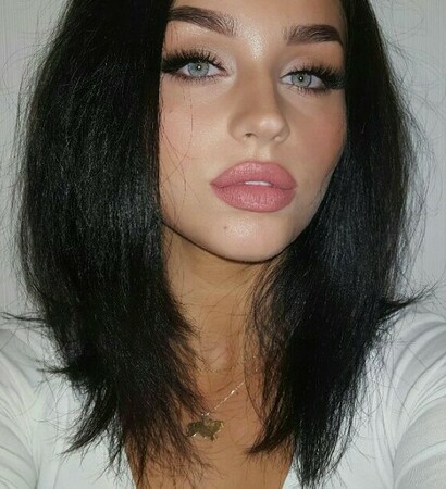 hair, lips and curly hair